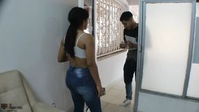 A hard fuck and a big cock is all my stepson gives me every day - Porn in Spanish