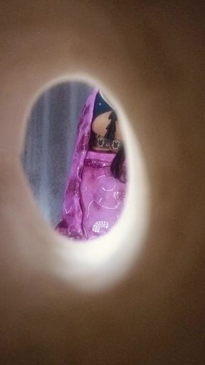 I made a video of my stepsister changing her clothes.