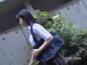 Japanese girls convinced by stranger to flash panties