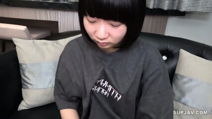 Cute Petite Japanese Teen. Short And Cute Face And Tits