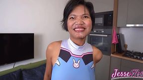 D.va Gets Her Ass Pummeled in Overwatch Cosplay Fuck Fest