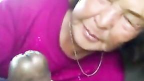 ”Asian Gilf Sucks Black Prick In The Car”