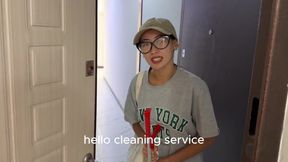 Hired a Maid to Clean the Apartment... but in the End, He Fucked Her
