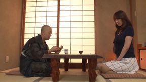 Spicy Brunette MILF, Takasaka's Taboo Threesome: Stocking Up on the Saucy Action!