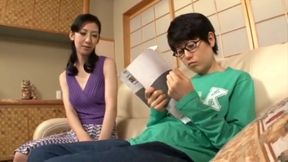 Horny Brunette Milf, Hitomi, Gets Pounded in Group Action