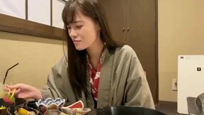 Insane Brunette's BDSM Dildo Deepthroat