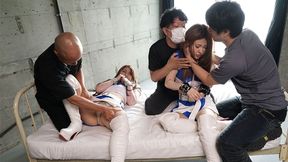 ”Reika Ichinose & Mio Ozora get held captive by a group of lustful men”