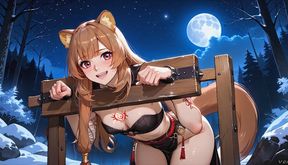 Raphtalia gets fucked in all holes by the shield hero