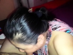 Asian Amateur Homemade POV Blow and Doggy