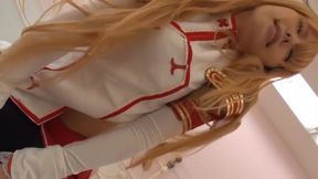 Asuna's Costume Play, Uncensored! Blonde HAIR-A-PEEL, POV Panic!