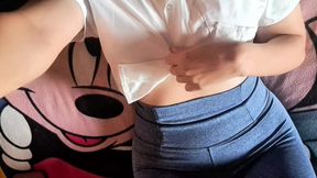 Curious Anal Test for the First Time and Screams with Pleasure"