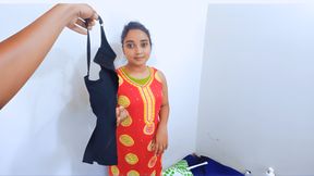 My girlfriend is very free with me. While my girlfriend was changing clothes, I fucked my big boobs girlfriend. First Time with