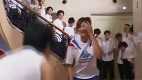 Asian Teen Azusa Ayano Gets Hot Gangbang Bukkake Adventure