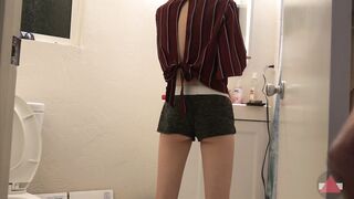 She let me cum in her shorts