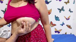 Romantic Love Making with Dirty Talk - Nipple Play, Pussy Fingering, Loud Moaning, Big Ass and Boobs Play