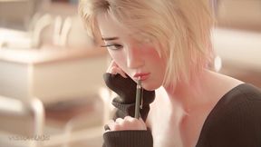 Marvel - Gwen Stacy Boring Classroom (Full HD Animation with Sound)