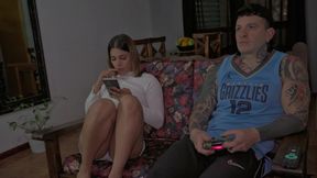 my STEPBROTHER has a HUGE DICK. DESTROY MY ASS