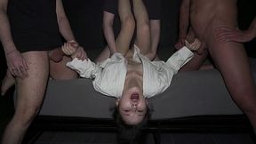 Asian girl gets roughly pumped by a couple of BWCs