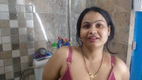 Stepniece Gives Stepuncle Sloppy Blowjob in Shower - Bathroom Sex