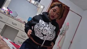 My boss teaches me how to ride a motorcycle and I give him my Ass