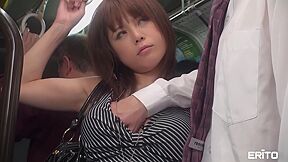 Japanese Sex Public Fetish: Reverse Nanpa On The Bus