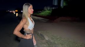 Cuckolded Husband Films Wife's Public Road BJ