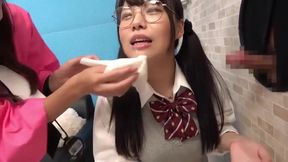 Asian Brunette's Big Ass Struggles with Deepthroating in Naughty Lingerie &amp; Stockings!