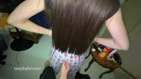 Real Step-daughter - A Secret Between This Cute Girl And Her Old Man