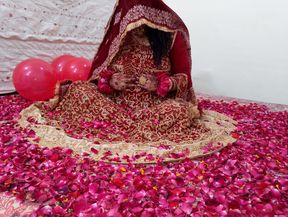 first night - Indian husband and wife have sex together full video - Hindi audio