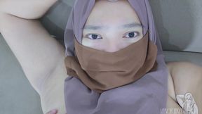 Hijab Sister in Law Loved Her Pussy Licked - Minokiiko
