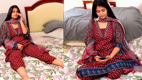 Komal said that many people were saying show your face, but don't show it to my family members, please.