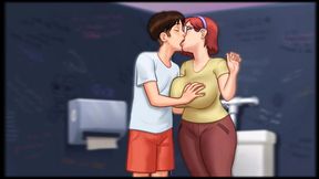 Locker room fun with Judith. Voice included. Summertime saga. AII include