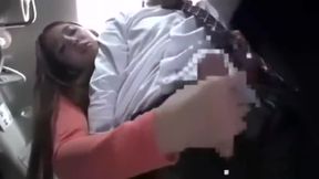 Busty Japanese MILF Takes the Gangbang Bus