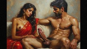 Beautiful slim indian girl sex in office with a handsome man