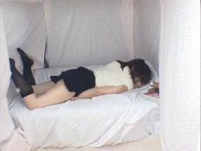 Mature Teens toy with strapon, Shaved Asian butts in Public